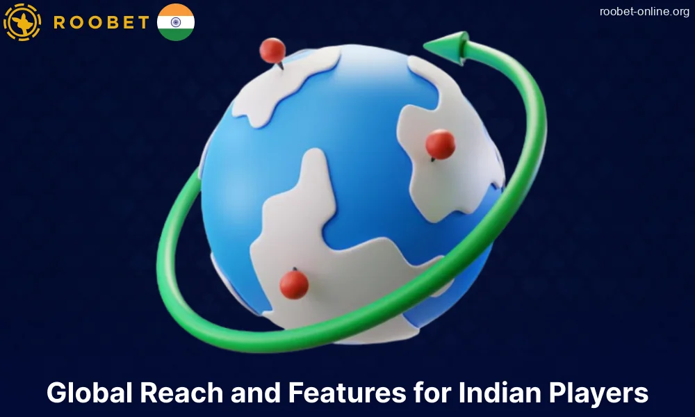 Roobet casino global reach for Indian players