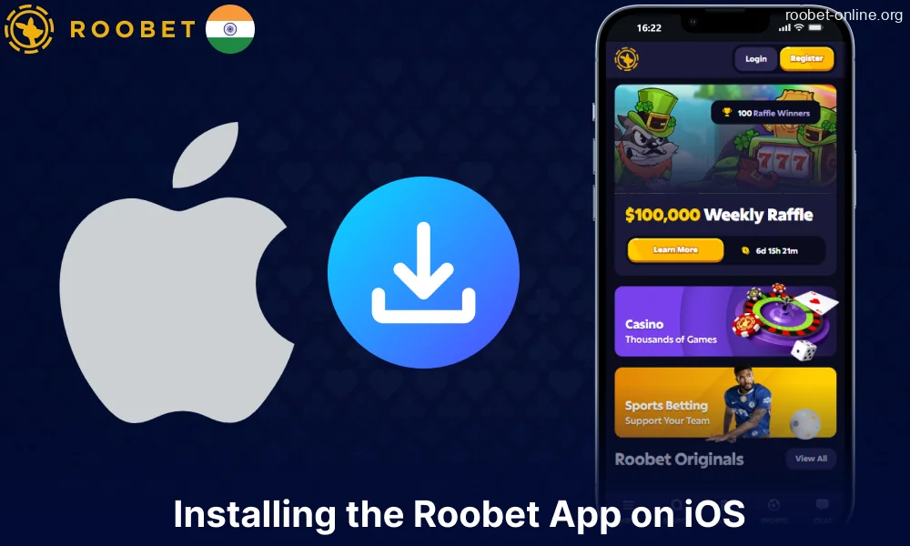 Guide on installing the Roobet app on iOS for players from India