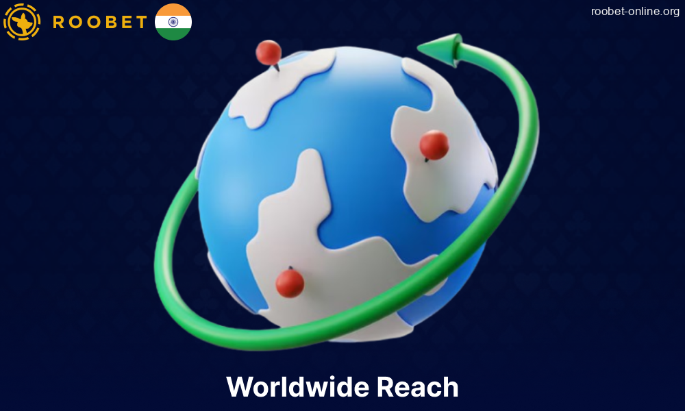 Roobet casino worldwide reach for Indian players